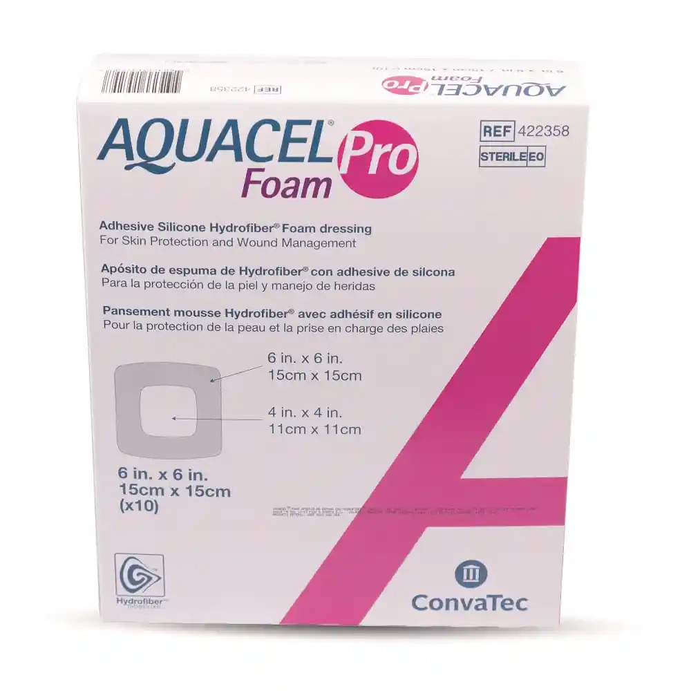 Aposito Espuma Aquacel Pro Hydrofiber 15 X 15 Cm