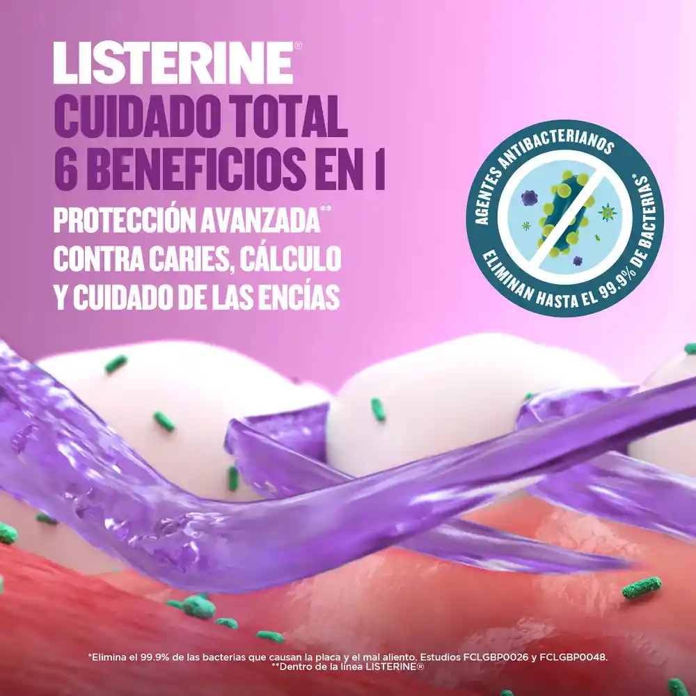 Enjuague Bucal LISTERINE Cuidado Total Zero 500 ML