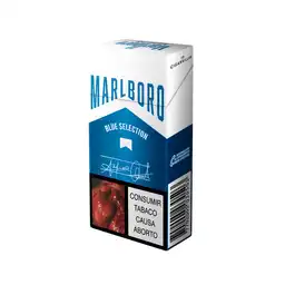 Marlboro Cigarrillo Carton Media Blanco Azul