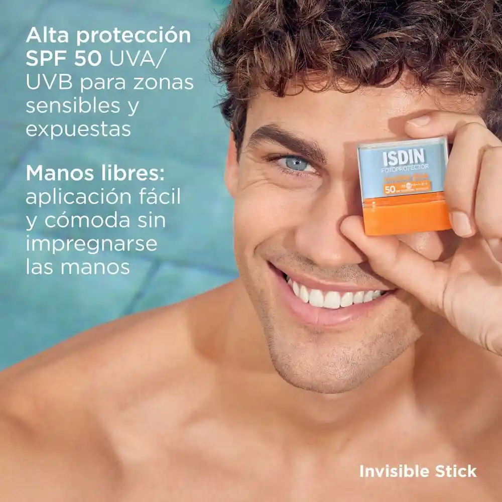 Fotoprotector Isdin Invisible Stick Spf50