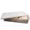 Caja Organizadora Cama Transparente Color Piedra