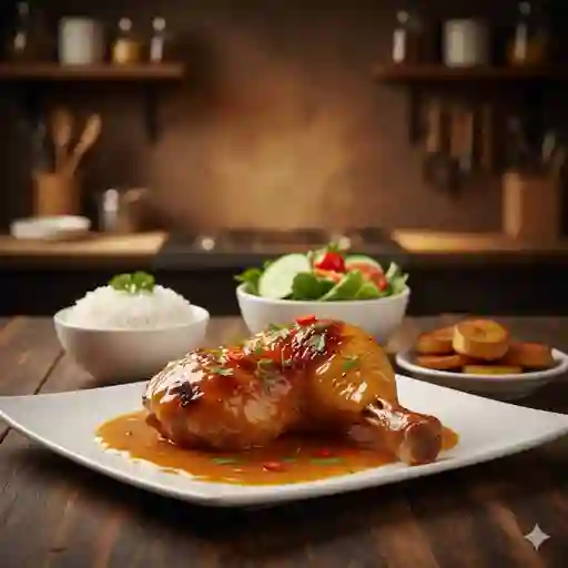 Pollo Asado Agridulce Cuarto