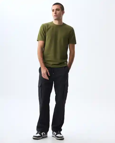 Camiseta Hombre Verde Talla M 841G005_VER180527 Americanino