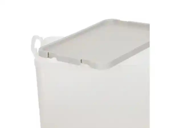 Caja Con Tapa Plástica Blanco Casaideas