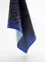 Pañuelo Combi Navy Talla 99 Hombre Mango