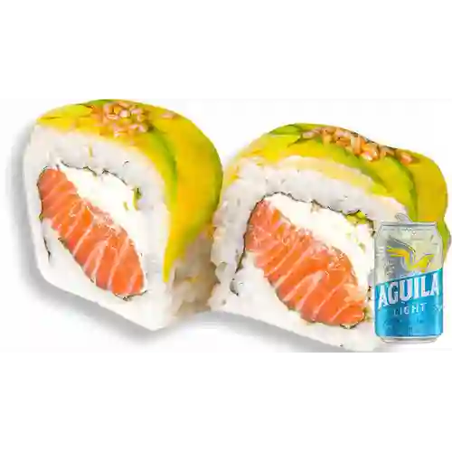 Combo Rollo Canadá + Cerveza Aguila Light Lta 330ml