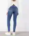 jean skinny anna indigo medio talla 14 mujer Naf-Naf