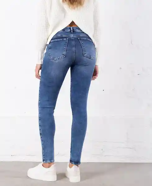 jean skinny anna indigo medio talla 14 mujer Naf-Naf