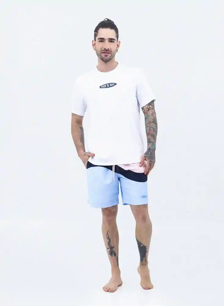 Camiseta Mc L-blanco