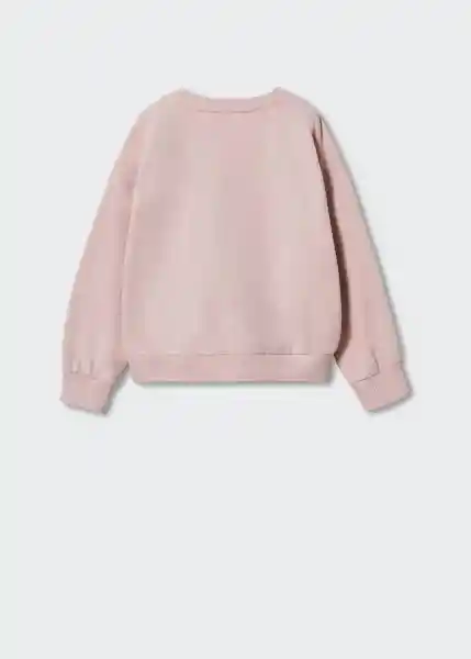 Sudadera Mnglo Rosa Pastel Talla 06 Niñas Mango