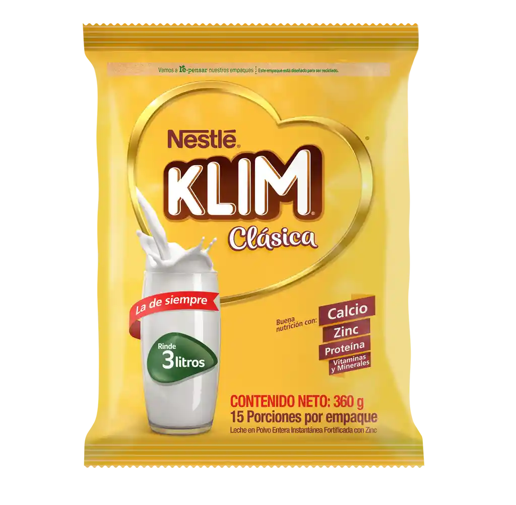 Leche en polvo KLIM Clásica x 360g