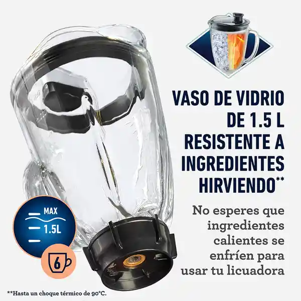 Oster Licuadora Clasica Motor Reversible Cromada Blast Beste