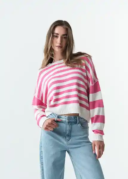 Tejido Mujer Rosa Dulce Medio Talla L 583G056 Naf Naf