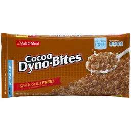 Dyno Bites cereal cocoa libre de gluten