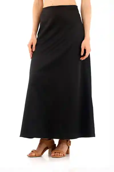 Falda Larga Fabiana Negro Talla XS Mercedes Campuzano