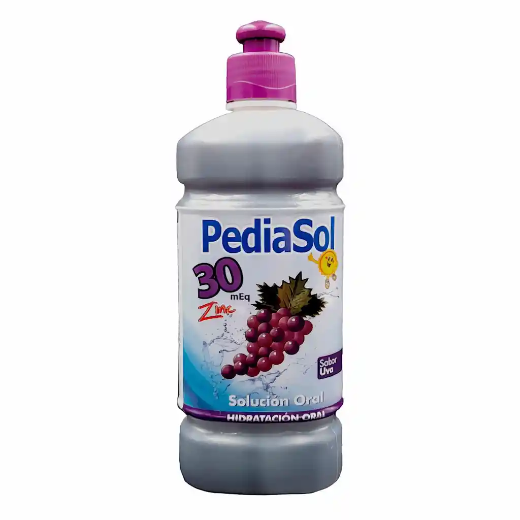 Pediasol Solución Oral 30 Meq Zinc Uva