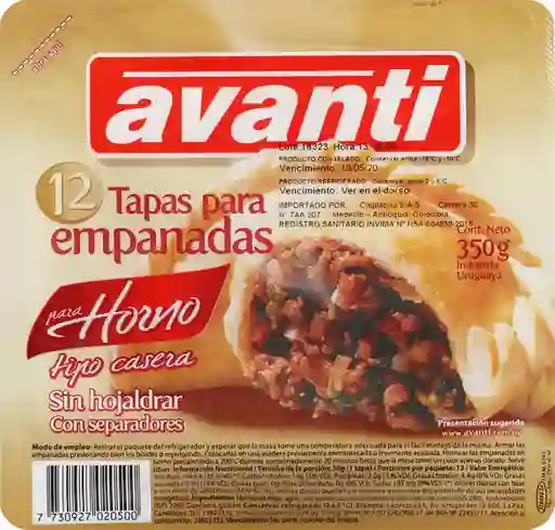 Avanti tapas para empanadas