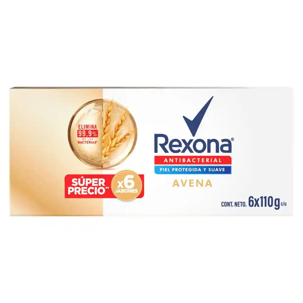 Rexona Jabón Antib Avena