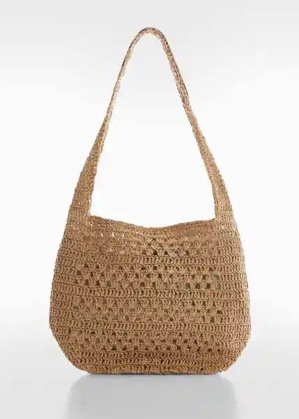 Bolso M Tarida Camel Talla 99 Mujer Mango