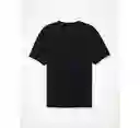 Camiseta Hombre Color Negro Talla X-SMALL American Eagle