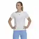Adidas Camiseta Tr-Es Crew T Blanco Para Mujer Talla M