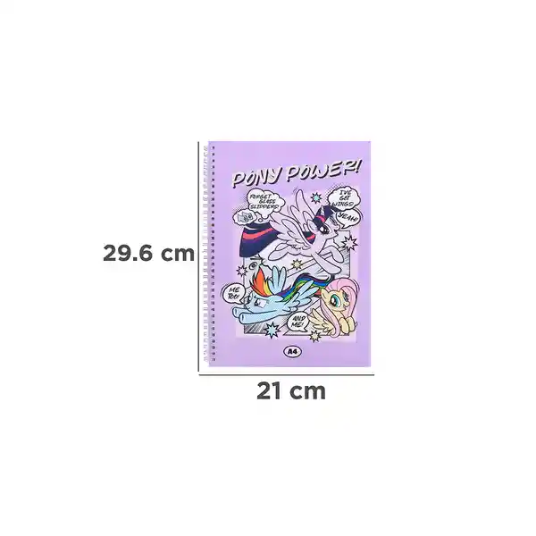 Cuaderno Argollado Serie my Little Pony Miniso
