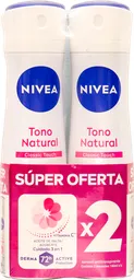Nivea Desodorante en Aerosol Aclarado Natural Classic Touch