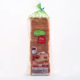 Pan Tajado Blanco Carulla