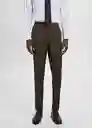 Pantalón Milan Khaki Talla 42 Hombre Mango