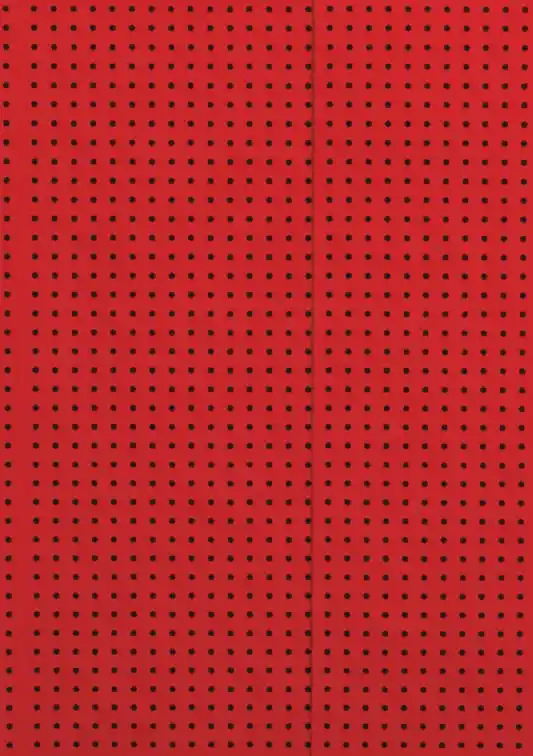 Cuaderno Círculo Rojo Sobre Negro