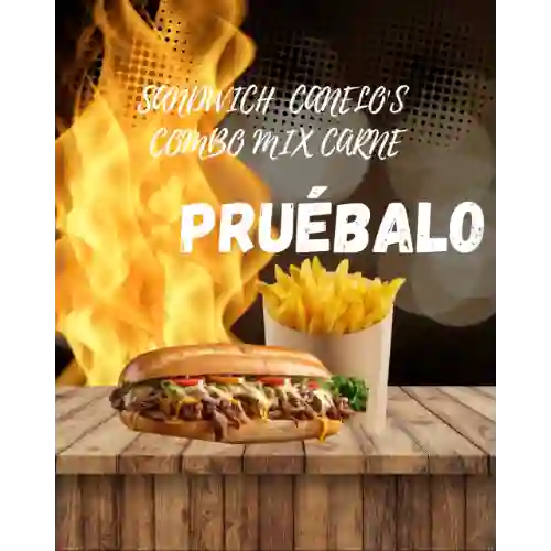 Sandwich Canelos Combo Carnes Mixtas