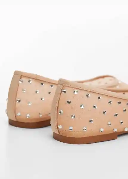 Zapatos Space1 Nude Talla 38 Mujer Mango