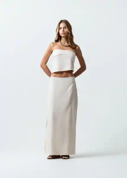 Falda Mujer Crudo Abedul 10 442G301 Naf Naf
