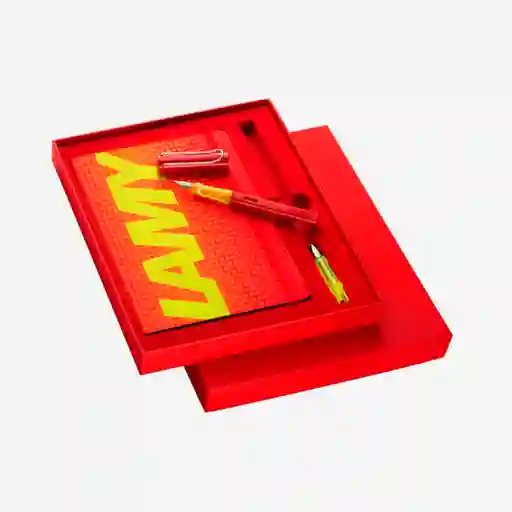 Lamy Set Estilógrafo al Star Glossy Red