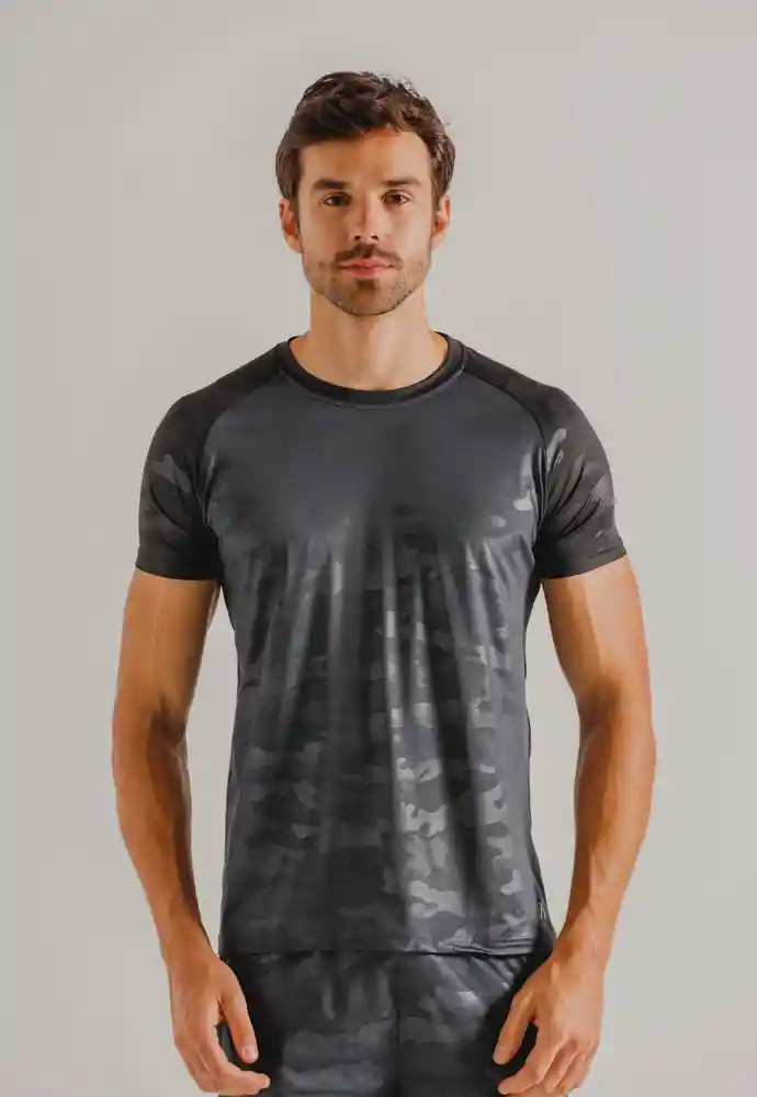 Camiseta M/c Para Hombre M-petroleo