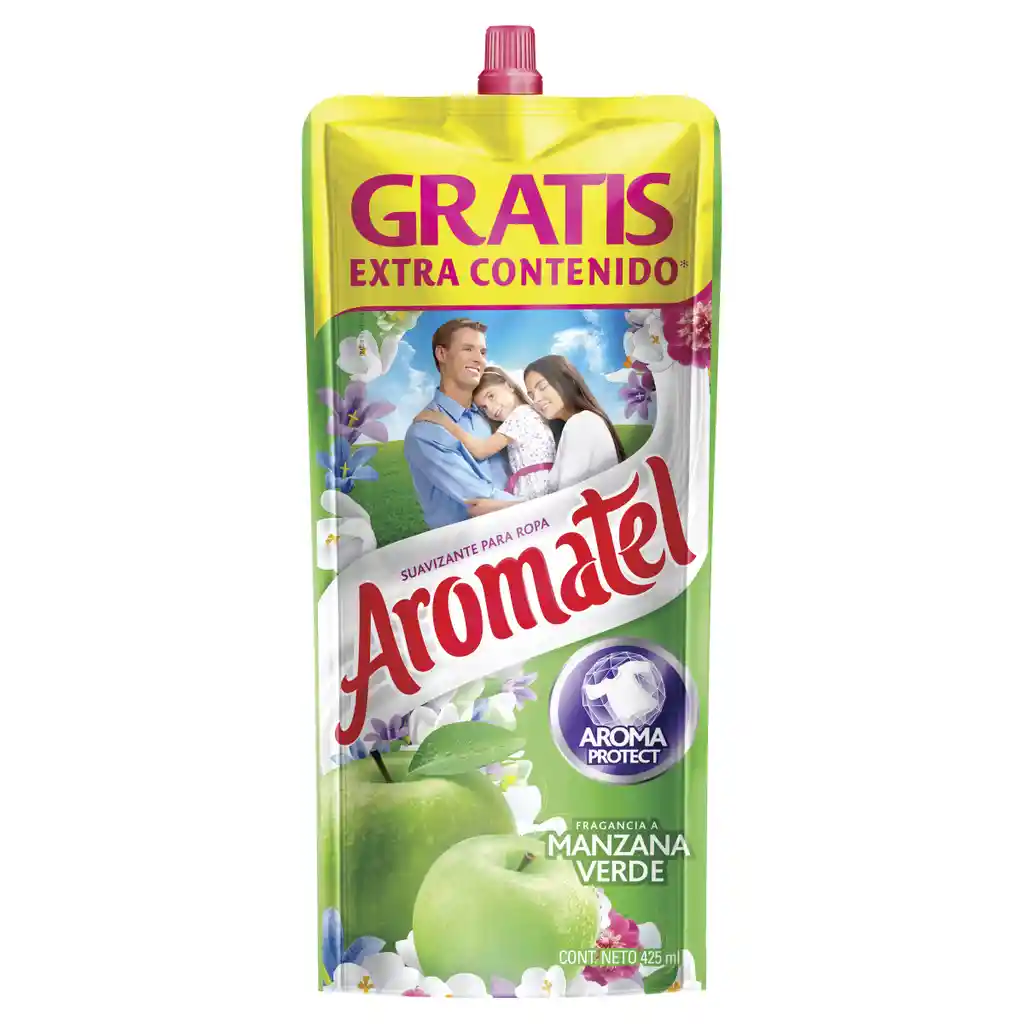 Aromatel Suavizante de Telas Fragancia Manzana Verde