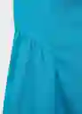Vestido Nicole Azul Talla S Mujer Mango