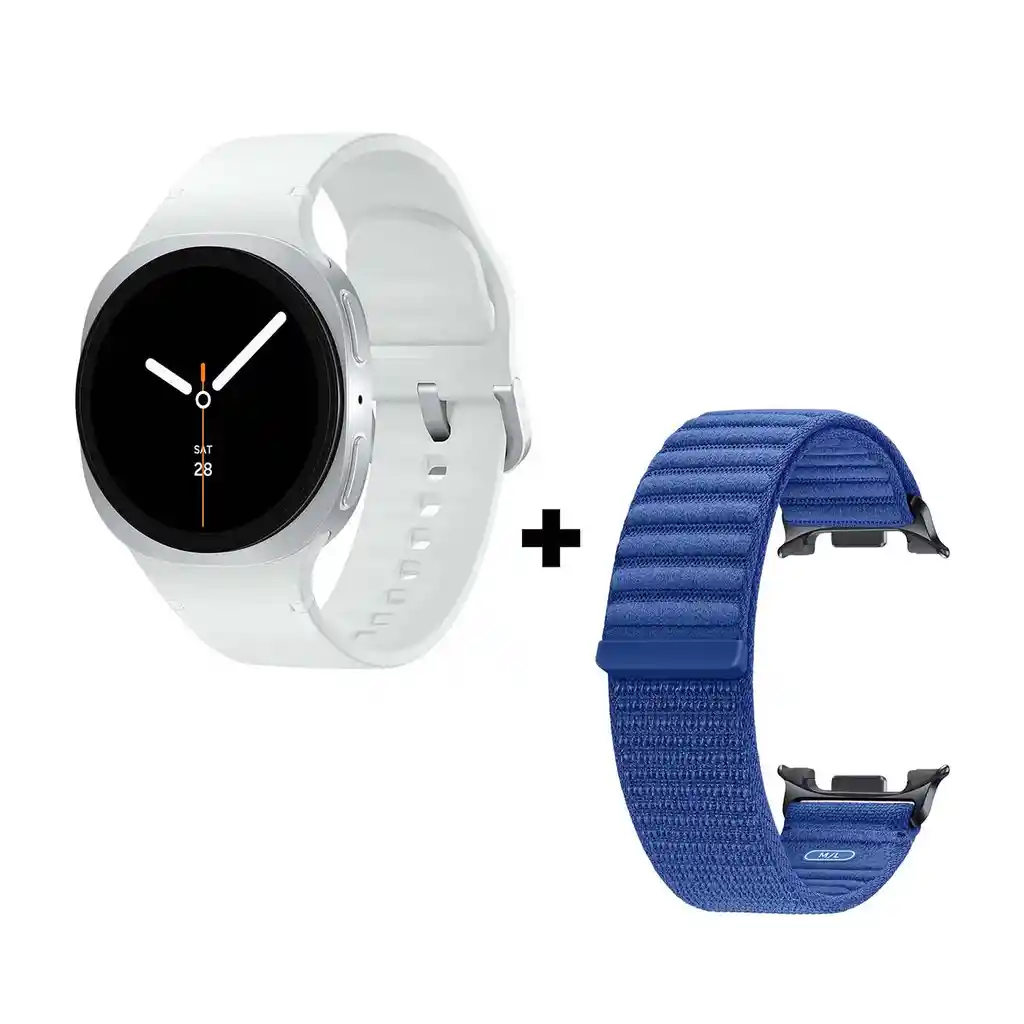 Reloj Samsung Galaxy Watch 8 Silver + Banda