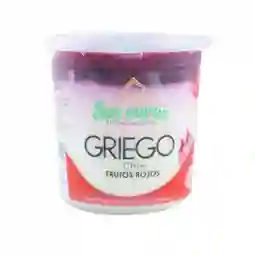 Yogurt Griego Vainilla+frutos Rojo