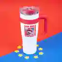 Vaso de Acero Serie Super Mario Bros Con Pitillo 1450 mL Miniso