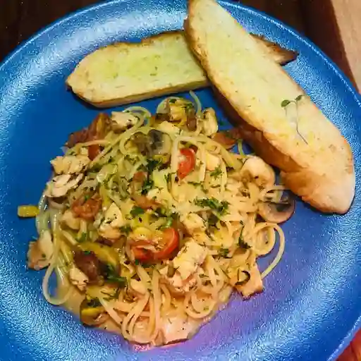 Spaguettis a la Siciliana