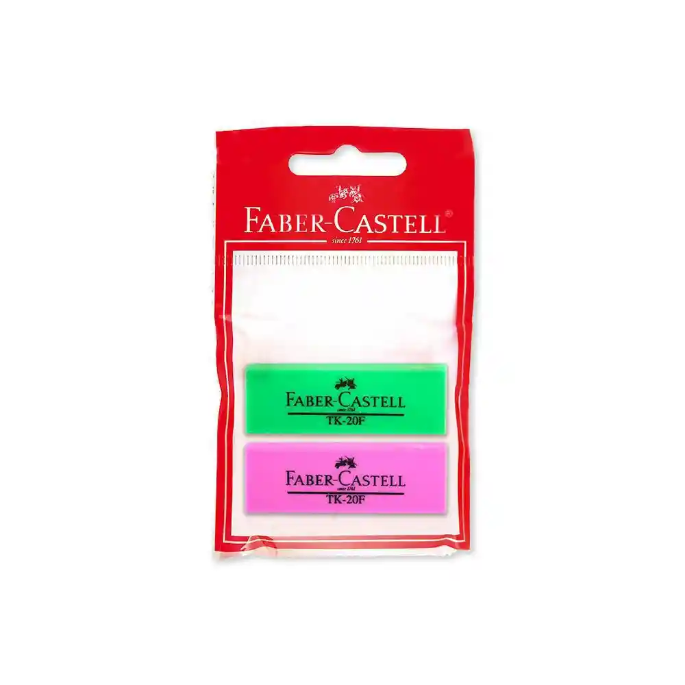 Faber Castell Borrador De Nata Fluoresc