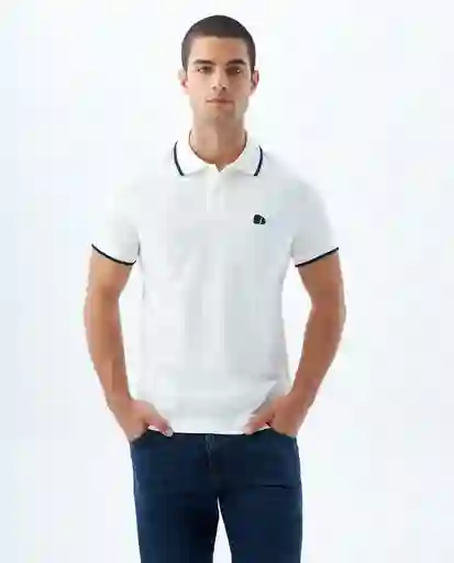 Camiseta Hombre Blanco Talla XXL 800G001_BLA114001 Americanino