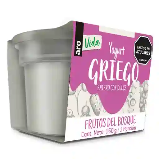 Yogurt Griego Vida Frutos Del Bosque Aro