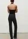 Jean Fiona Tejano Negro Talla 38 Mujer Mango