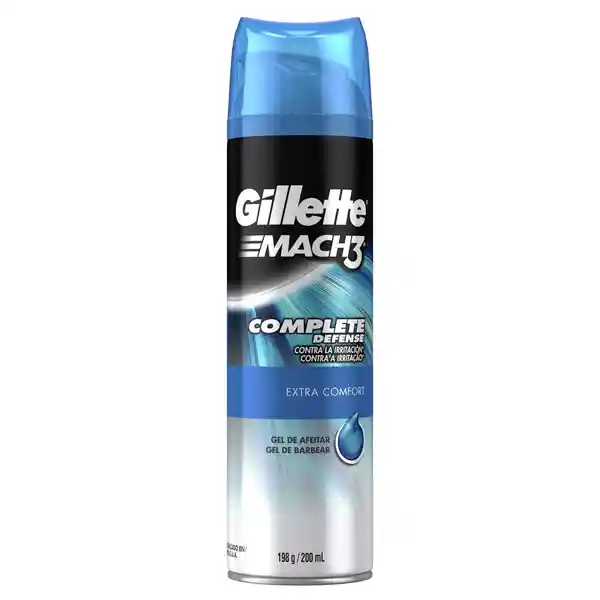 Gillette Gel de Afeitar Mach3 Complete Defense Extra Comfort