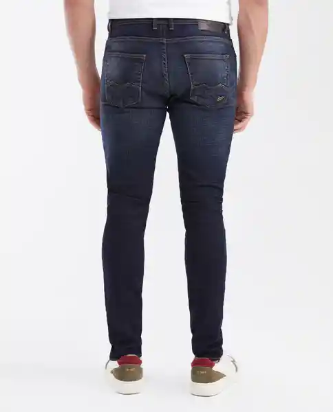 Jean Súper Slim Azul Dark Ultraoscuro Talla 30/32 Chevignon