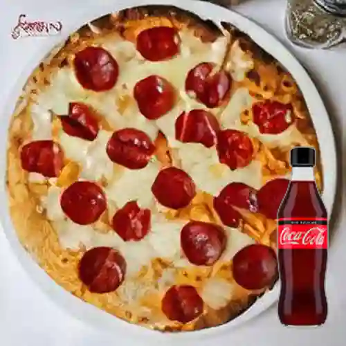 Combo Pizza Cinthia + Coca-Cola Sin Azúcar 350 ml