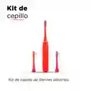 Kit de Cepillo Para Dientes Eléctrico Rojo Miniso