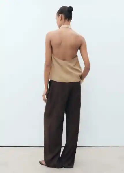 Top Ten Beige Talla S Mujer Mango